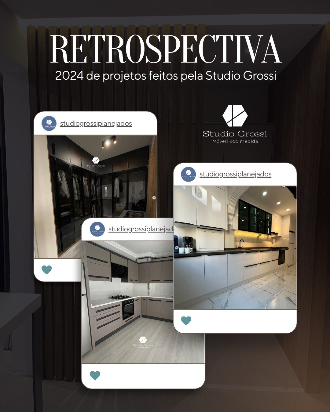 Em 2024, tivemos o privilégio de transformar diversos ambientes em espaços únicos e funcionais.